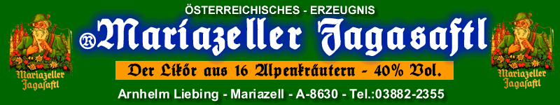 Mariazeller Jagasaftl - Magenlikör aus Mariazell - Hausgemachter Kräuterlikör - Mariazell Magenbitter - Das Original